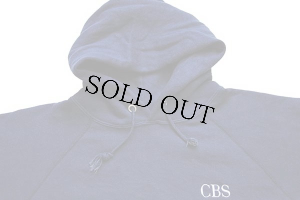 画像3: 80s USA製 Championチャンピオン CBS 刺繍 スウェットパーカー 紺 XL (3)