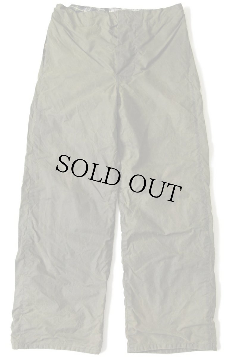 画像2: 90s 英国製 Barbourバブアー LINED TROUSERS オイルド オーバーパンツ オリーブ S (2)