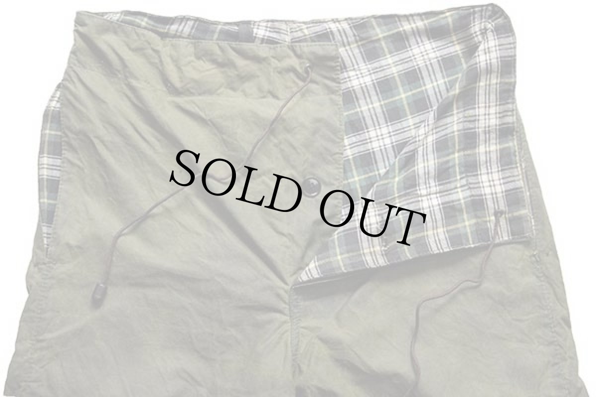 画像4: 90s 英国製 Barbourバブアー LINED TROUSERS オイルド オーバーパンツ オリーブ S (4)