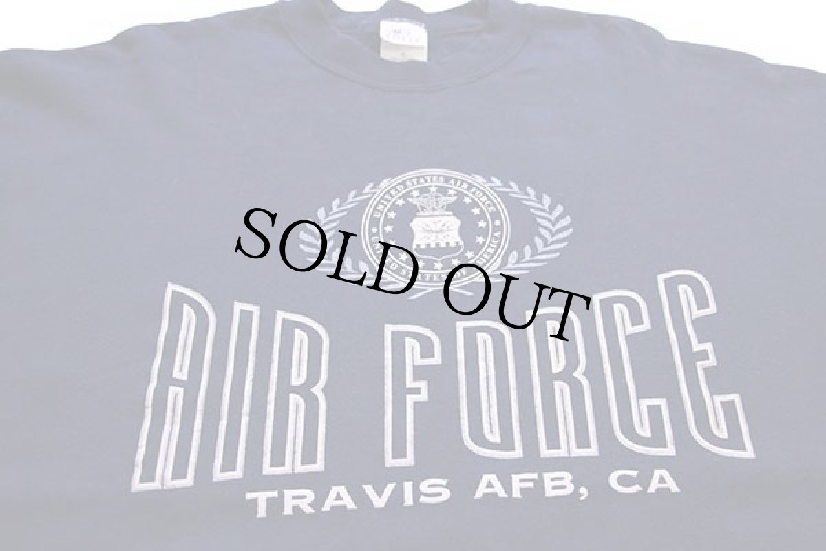 画像3: 90s USA製 U.S.AIR FORCE スウェット 紺 XL (3)