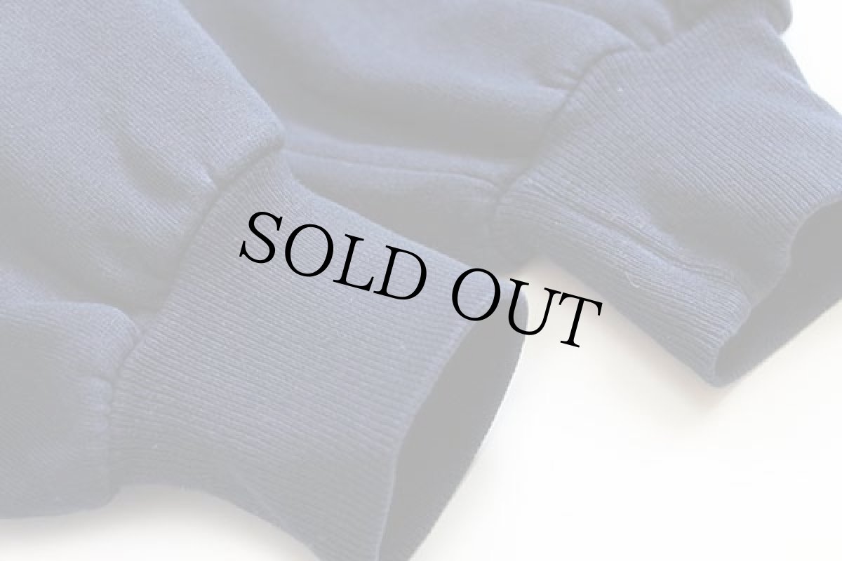 画像5: 90s USA製 RUSSELLラッセル ITHACA パッチ 前V スウェット 紺 XL (5)