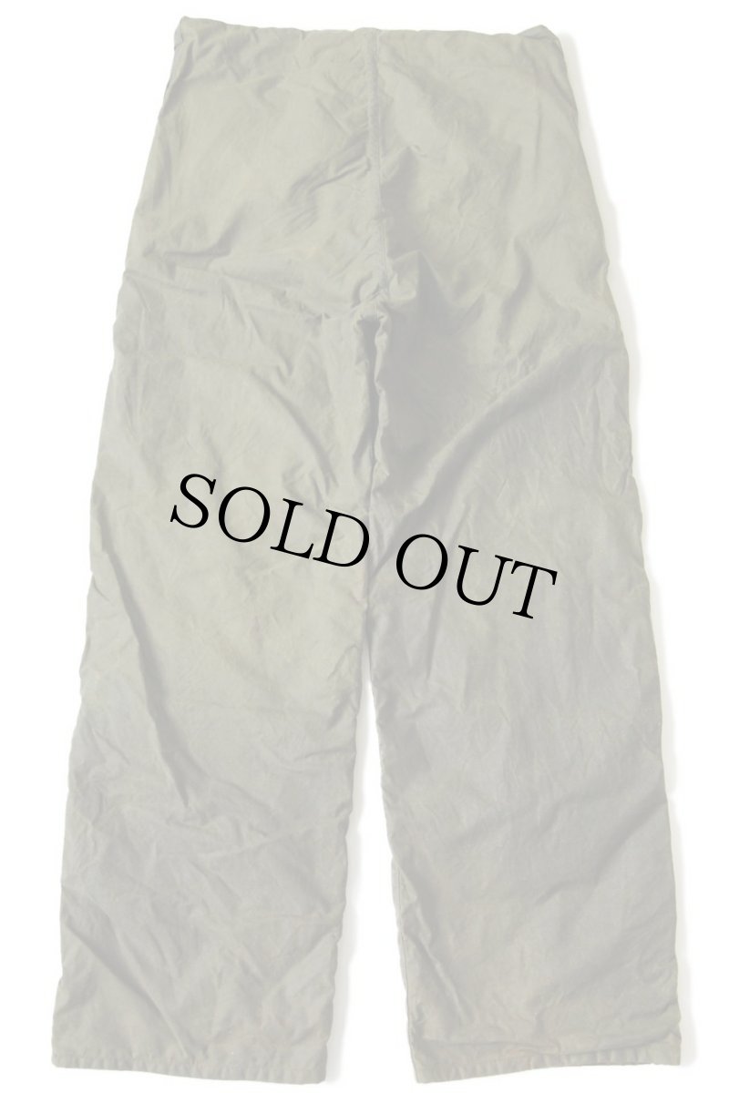 画像3: 90s 英国製 Barbourバブアー LINED TROUSERS オイルド オーバーパンツ オリーブ S (3)