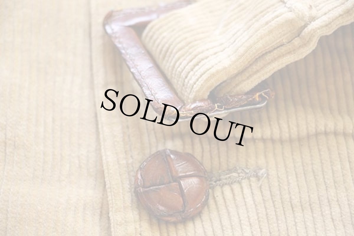 画像7: 70s Woolrichウールリッチ 太畝コーデュロイ ノーフォークジャケット 茶 44 (7)