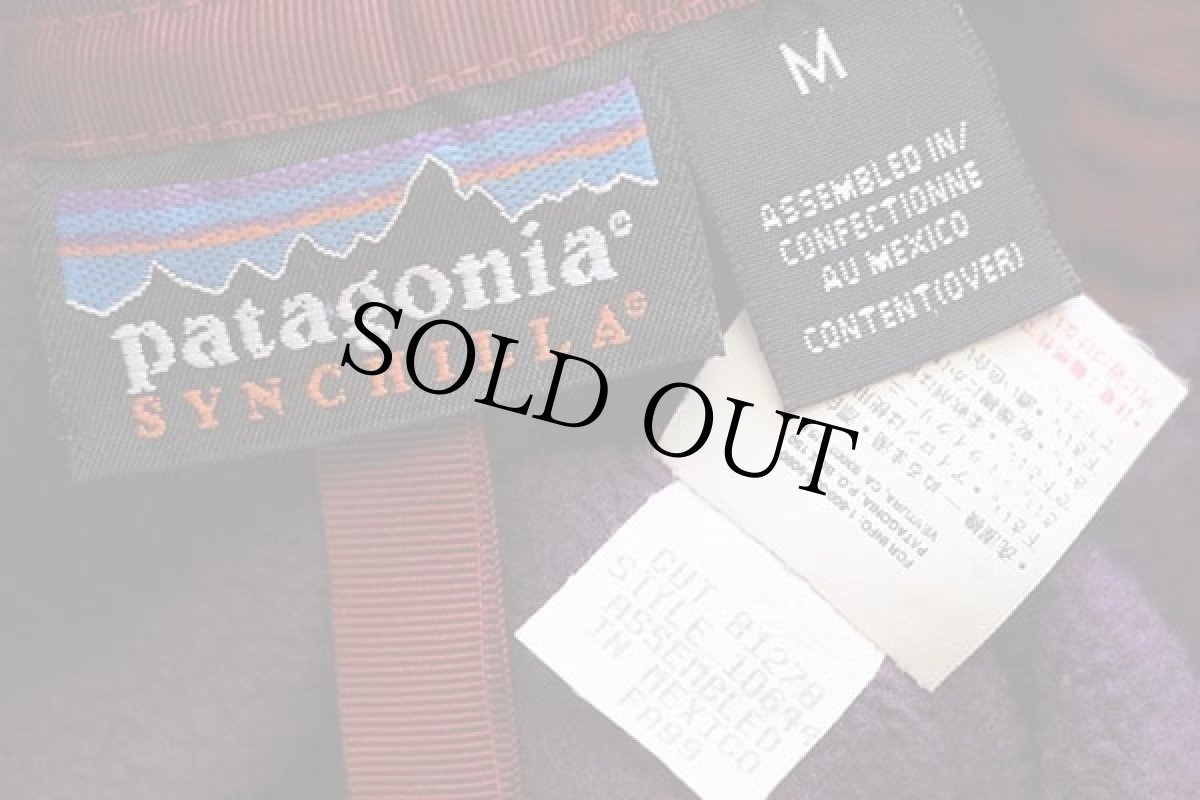 画像4: 90s patagoniaパタゴニア シンチラ フリース スナップT 紫 M (4)