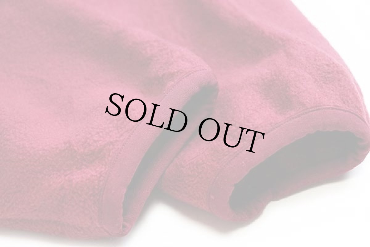 画像6: 90s patagoniaパタゴニア フリース スナップT ワインレッド XL (6)