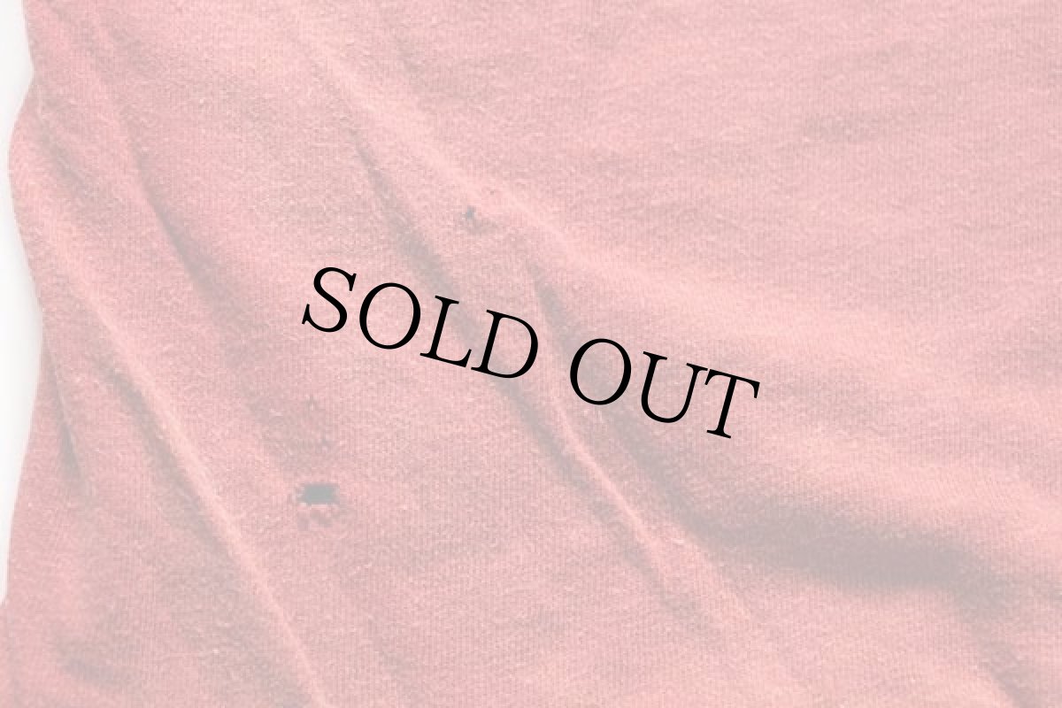 画像9: 60s CHAMPIONチャンピオン プロダクツ HINSDALE PHYS.ED. コットン リバーシブルTシャツ 赤×紺 フェード M (9)