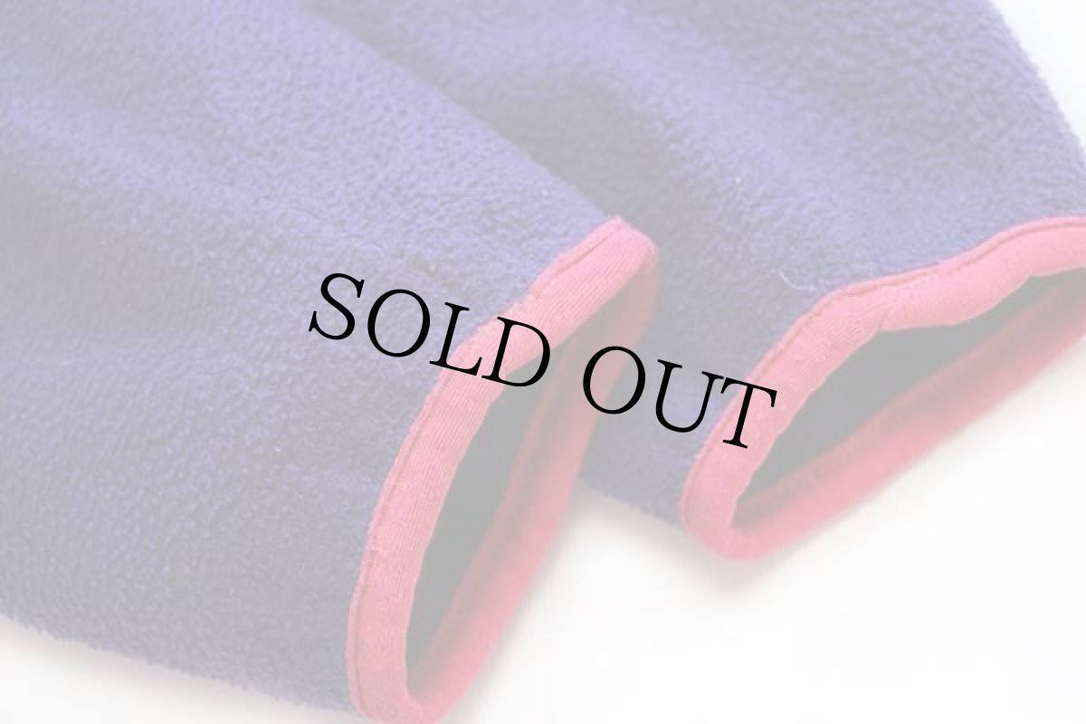 画像6: 90s USA製 patagoniaパタゴニア フリース スナップT エッグプラント M (6)