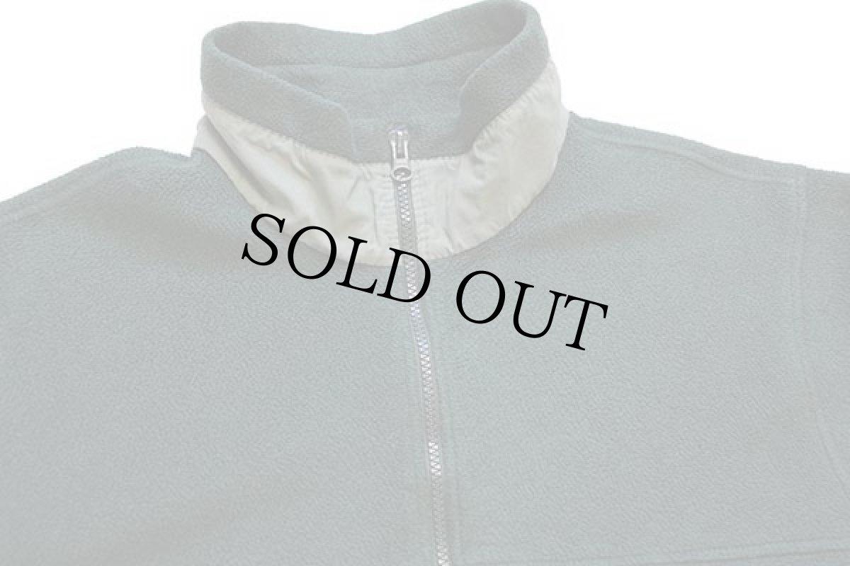 画像3: 90s USA製 LANDS'ENDランズエンド POLARTEC フリースジャケット 深緑 L (3)