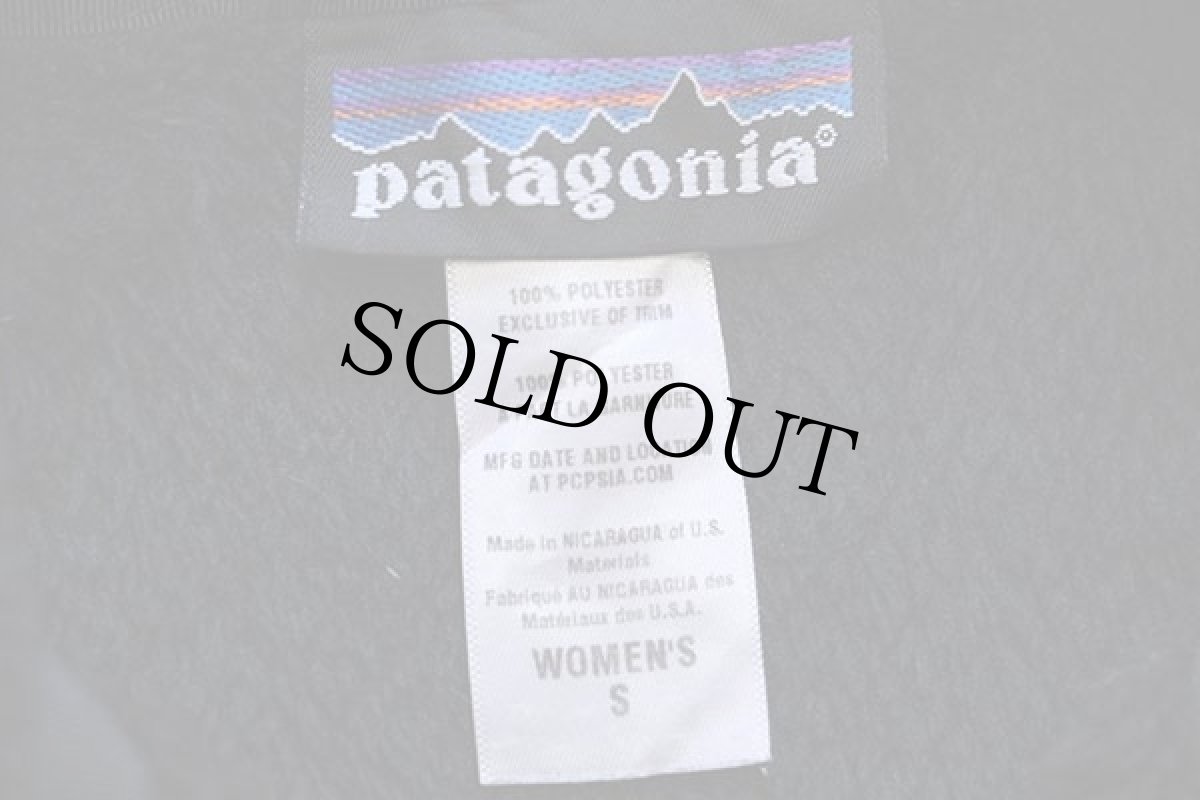画像4: patagoniaパタゴニア RE-TOOLリツール POLARTEC フリース スナップT 黒 W-S (4)