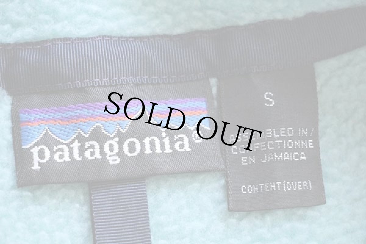 画像4: 90s patagoniaパタゴニア フリース スナップT ターコイズ S★雪なしタグ (4)