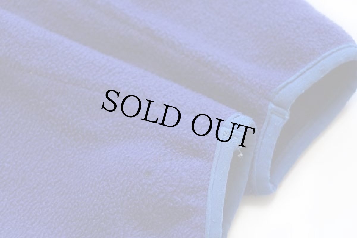 画像5: 80s USA製 patagoniaパタゴニア フリース スナップT 青 XL (5)