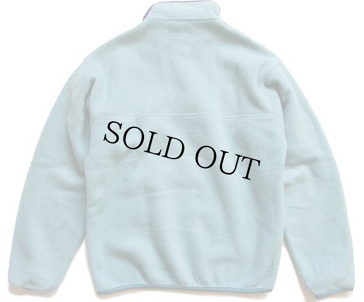 画像2: 90s patagoniaパタゴニア フリース スナップT ターコイズ S★雪なしタグ (2)