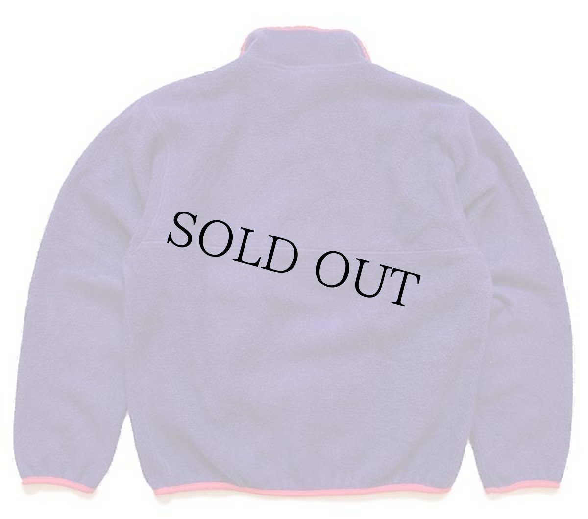 画像2: 90s USA製 patagoniaパタゴニア フリース スナップT エッグプラント M (2)