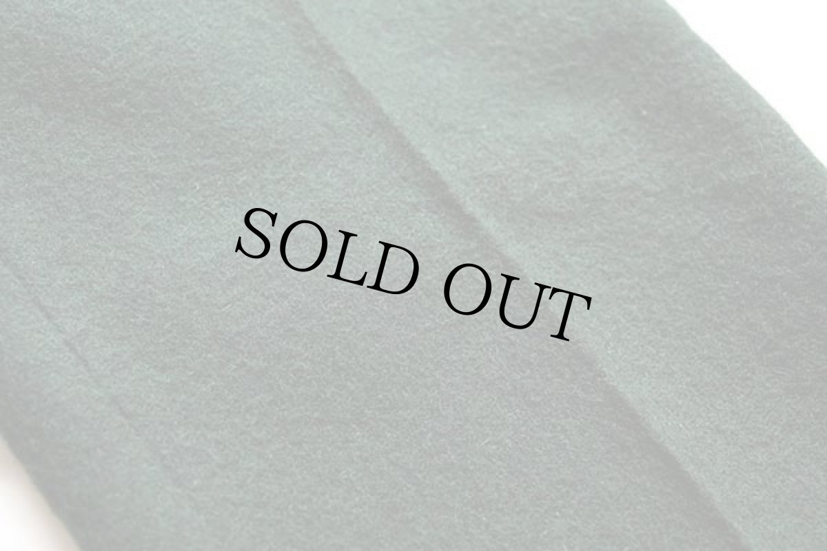 画像7: 80s UNKNOWN 無地 ウールパンツ 深緑 w34 (7)