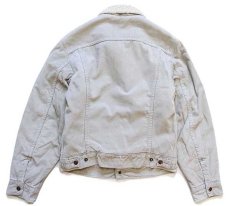 画像2: 90s イタリア製 Levi'sリーバイス 71500 ボアライナー コーデュロイジャケット 4ポケット ライトグレーベージュ S★ユーロ (2)