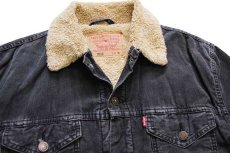 画像3: Levi'sリーバイス 71550 ボアライナー コーデュロイジャケット 4ポケット チャコールグレー M★ユーロ (3)