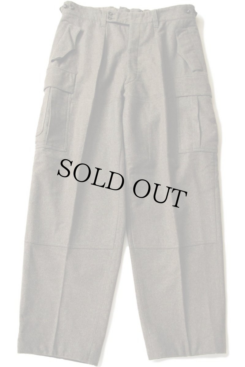 画像2: デッドストック★60s ドイツ軍 ウール カーゴパンツ w38 (2)