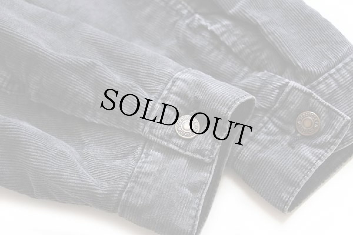 画像6: Levi'sリーバイス 71550 ボアライナー コーデュロイジャケット 4ポケット チャコールグレー M★ユーロ (6)