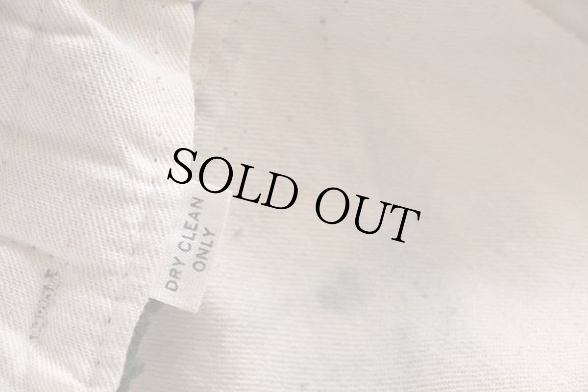 画像6: 80s UNKNOWN 無地 ウールパンツ 深緑 w34 (6)