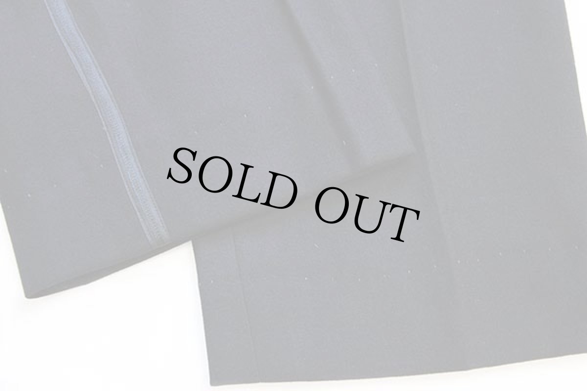 画像8: 50s UNKNOWN サイドライン ツータック スラックス ウールパンツ 黒 w36 (8)