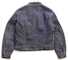 画像2: 90s Levi'sリーバイス 71500 ボアライナー コーデュロイジャケット 4ポケット チャコールグレー L★ユーロ (2)