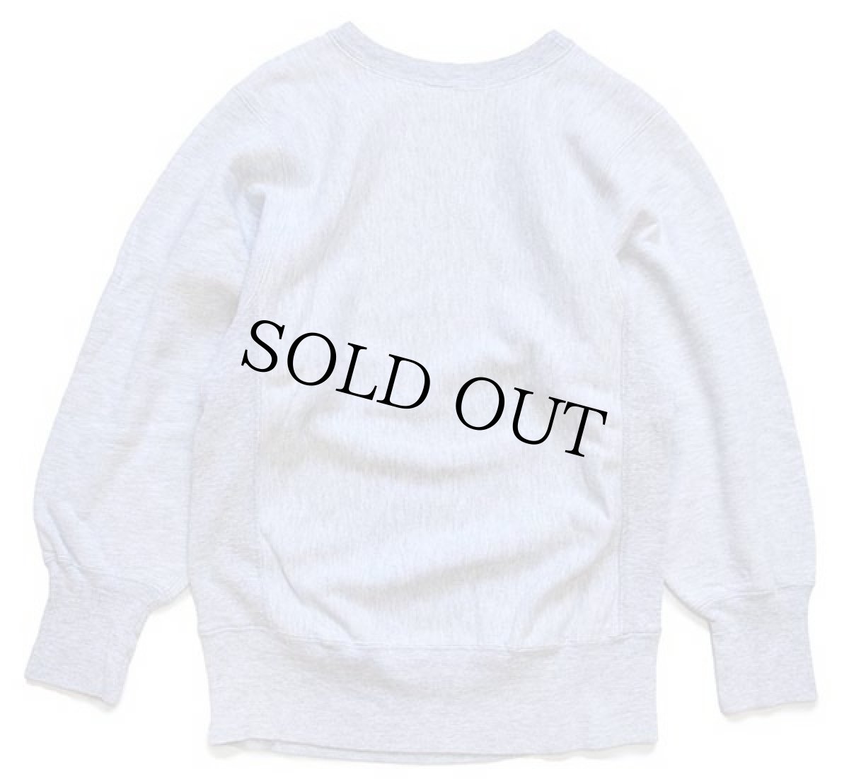 画像2: 80s USA製 Championチャンピオン ワンポイント リバースウィーブ スウェット 杢グレー S (2)