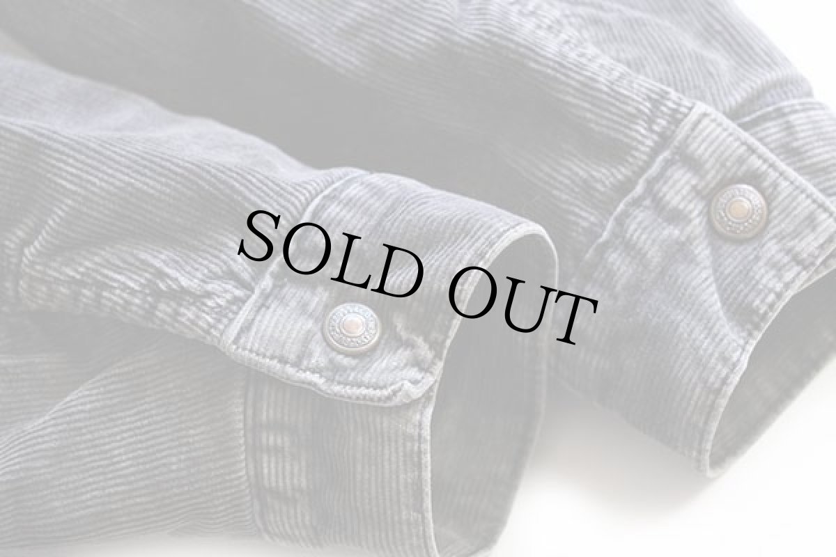 画像6: 90s Levi'sリーバイス 71500 ボアライナー コーデュロイジャケット 4ポケット チャコールグレー L★ユーロ (6)