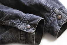 画像6: 90s Levi'sリーバイス 71500 ボアライナー コーデュロイジャケット 4ポケット チャコールグレー L★ユーロ (6)