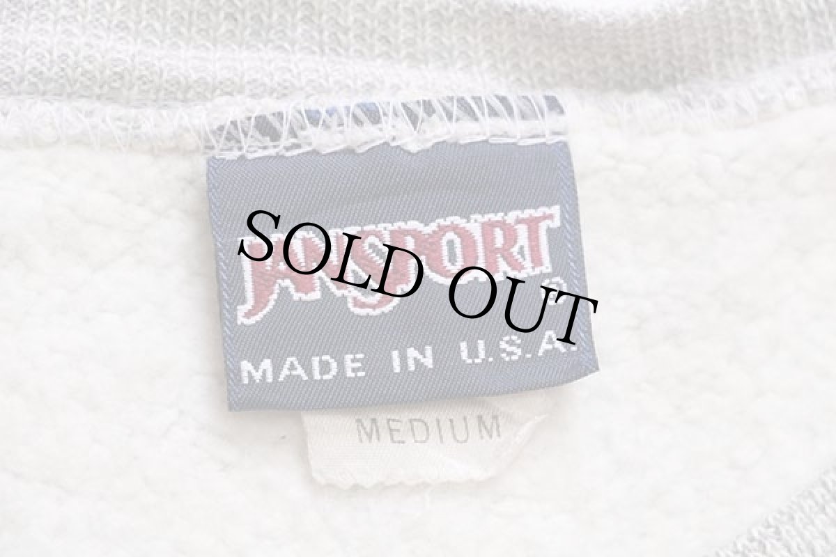 画像4: 80s USA製 JANSPORTジャンスポーツ BROWN UNIVERSITY スウェット 杢グレー M (4)