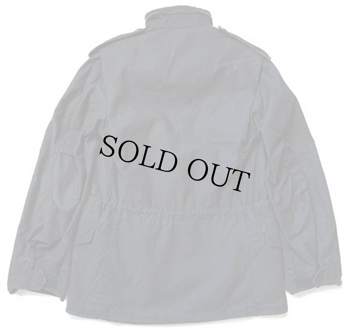 画像2: 90s USA製 ALPHAアルファ M-65 フィールドジャケット 黒 XS-R (2)