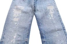 画像9: 80s USA製 Levi'sリーバイス 501 赤耳 デニムパンツ ボロ w27 (9)