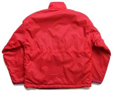 画像7: 90s GAPギャップ グリセードタイプ リバーシブル ハーフジップ プルオーバー ナイロン×フリースジャケット 赤×紫 (7)
