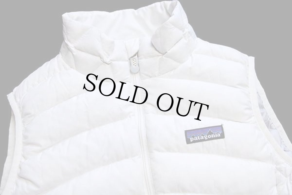 画像3: patagoniaパタゴニア ナイロン ダウンセーターベスト ホワイト W-S (3)