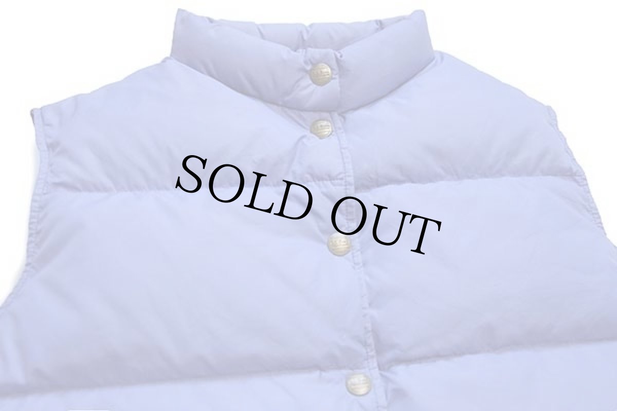 画像3: 80s USA製 L.L.Bean ナイロン ダウンベスト 薄紫 W-M (3)