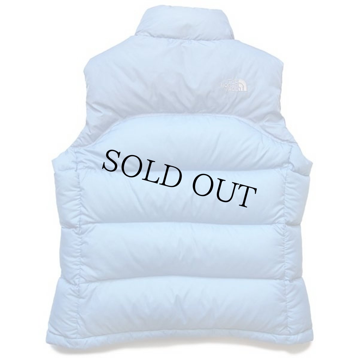 画像2: 00s THE NORTH FACEノースフェイス ヌプシ 700フィル ダウンベスト 水色 W-M (2)