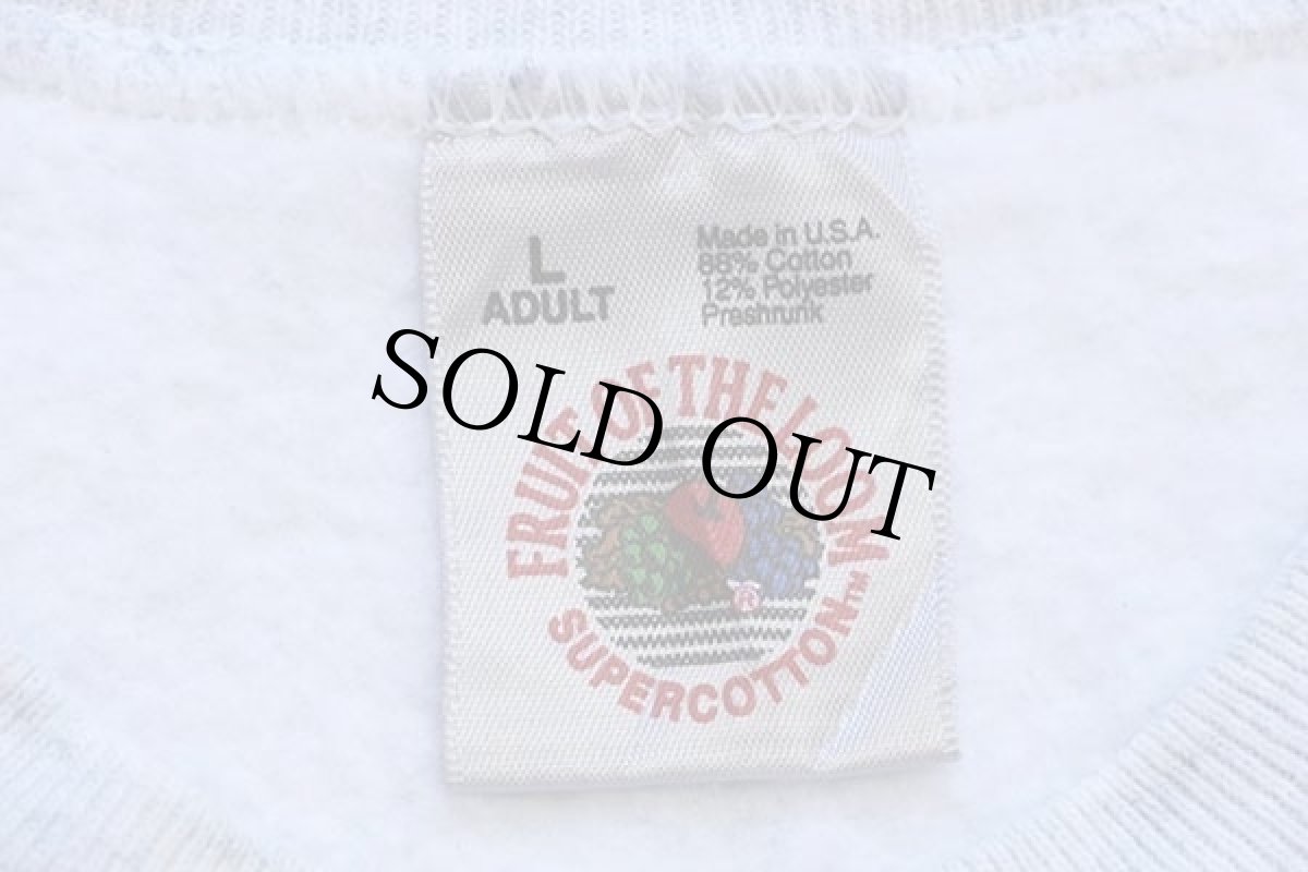 画像4: 90s USA製 Edward Jones スウェット 杢グレー L (4)