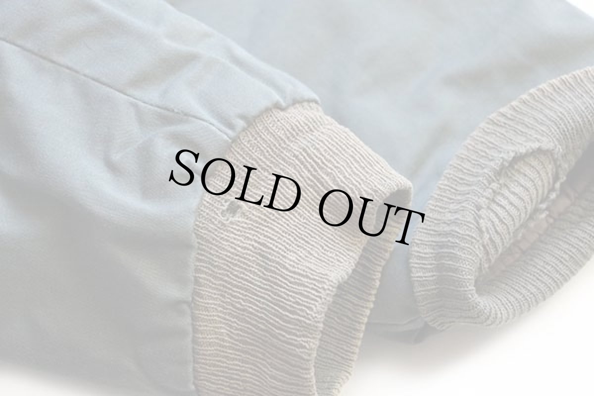 画像6: 70s USA製 民間 B-15タイプ キルティングライナー フライトジャケット セージグリーン (6)