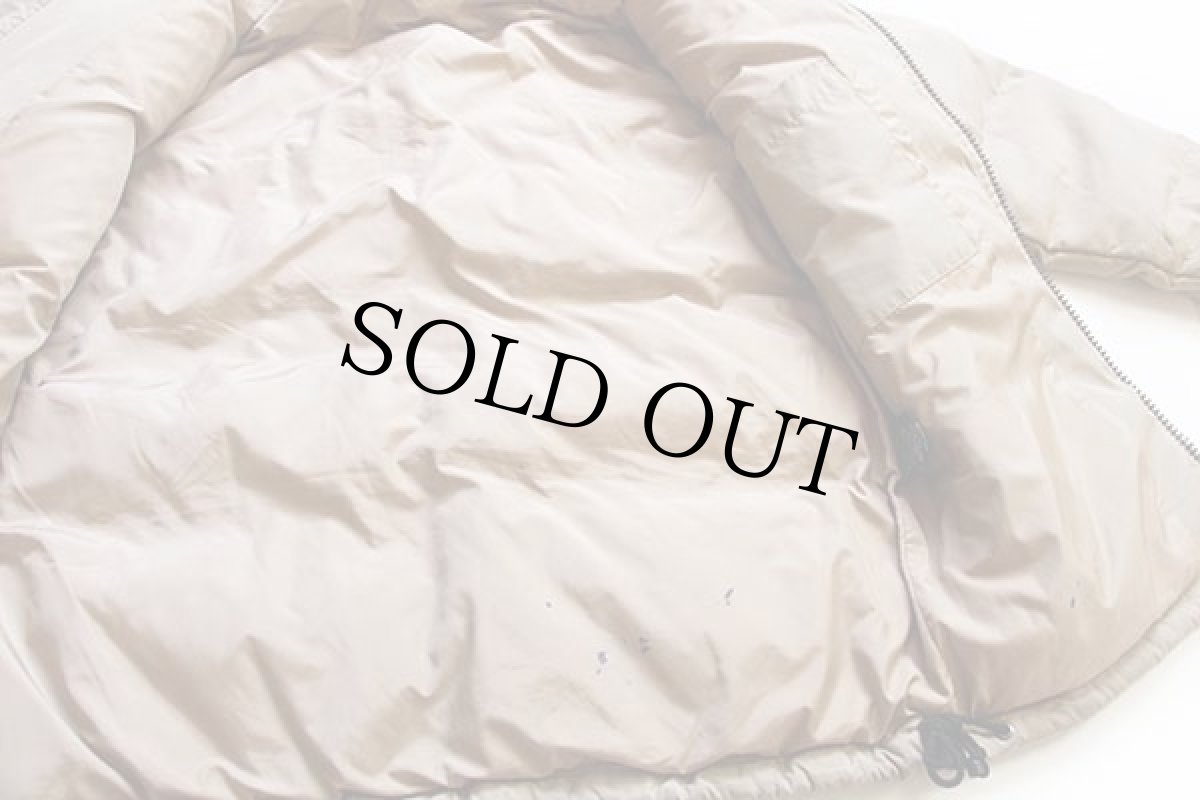 画像5: 90s ポロ ラルフローレン ワンポイント ナイロン ダウンジャケット ベージュ ボーイズL (5)