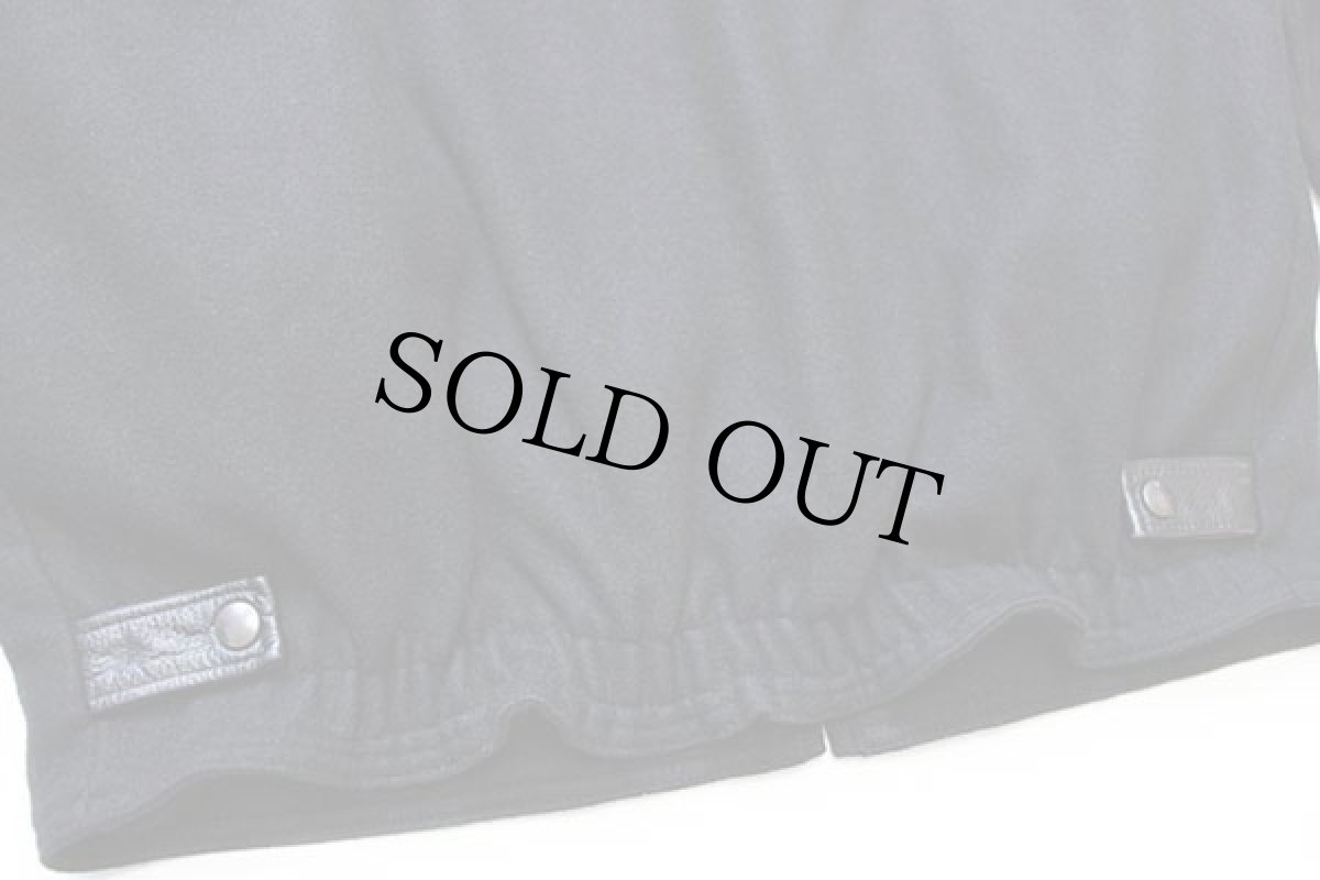 画像6: カナダ製 id WEAR メルトン ウールジャケット 黒 S (6)