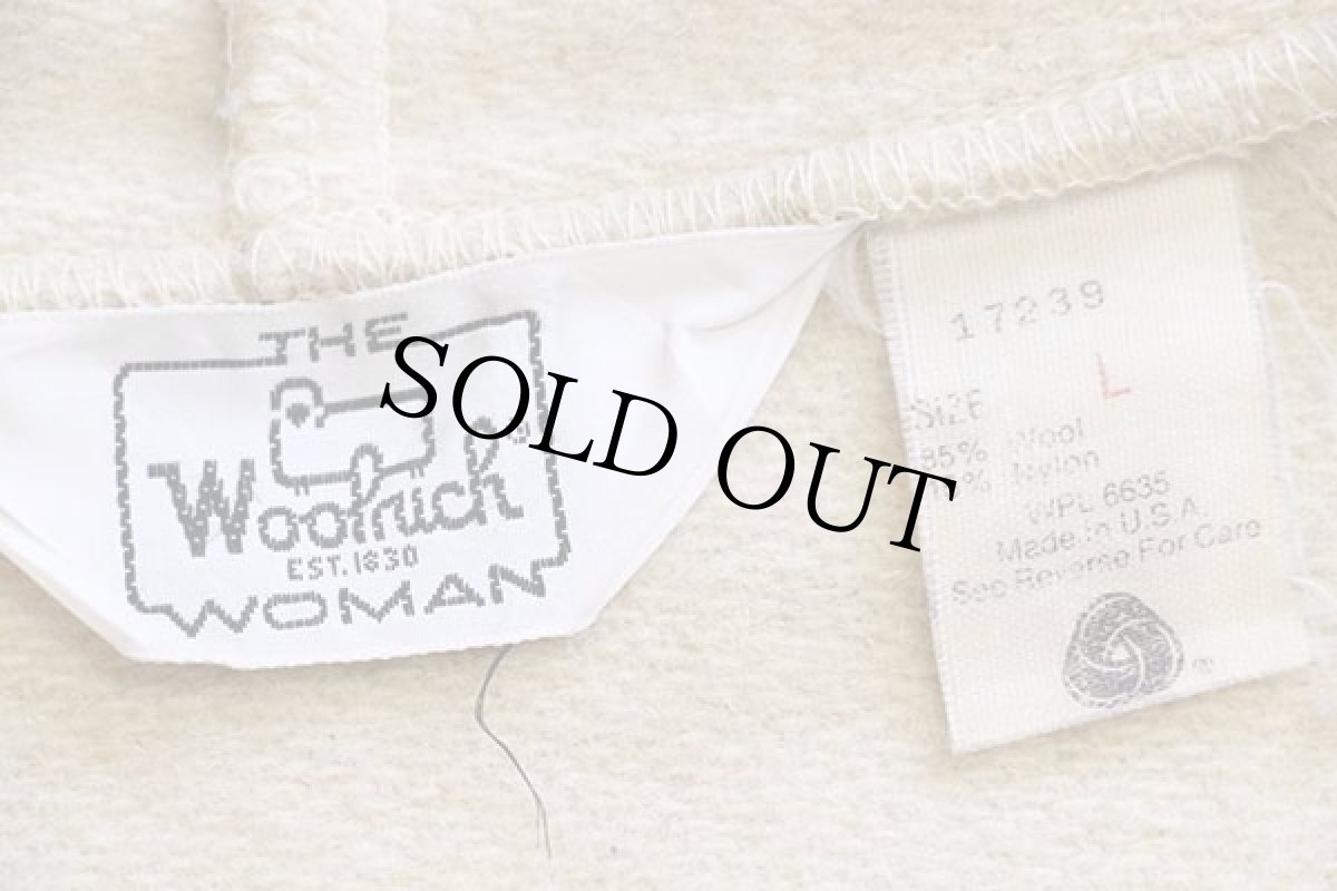 画像4: 70s USA製 Woolrichウールリッチ マルチボーダー フーデッド ウール ブランケット コート W-L★ハドソンズベイ (4)