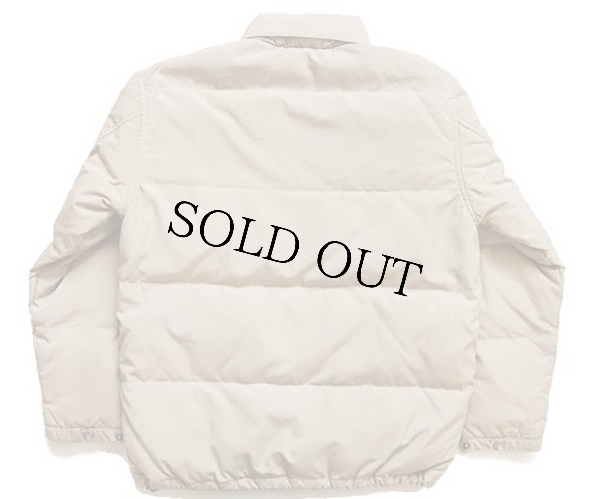 画像2: 90s ポロ ラルフローレン ワンポイント ナイロン ダウンジャケット ベージュ ボーイズL (2)