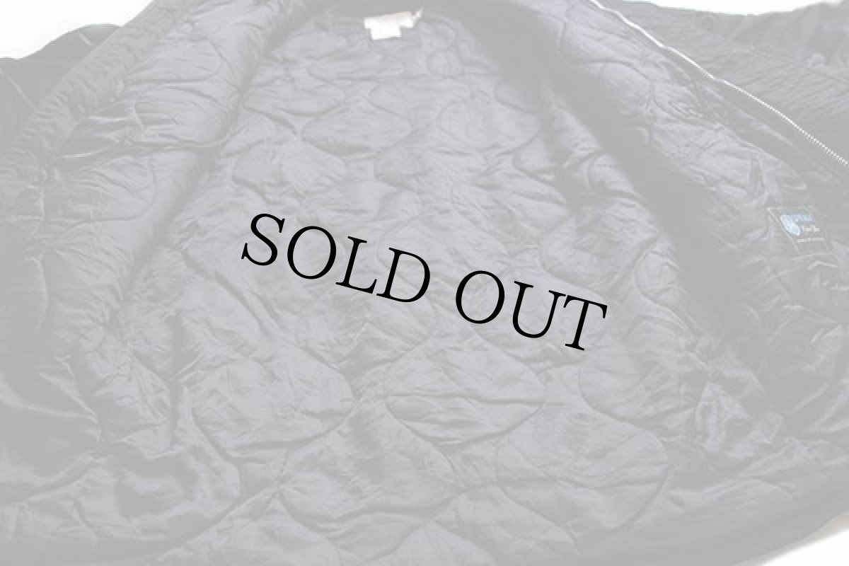 画像6: 90s USA製 SPIEWAK Golden Fleece N-3Bタイプ リアルファー フライトジャケット 黒 34 (6)