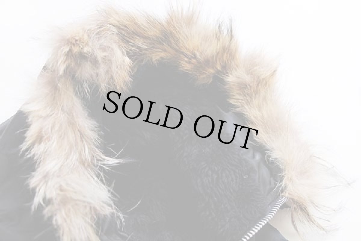 画像3: 90s USA製 SPIEWAK Golden Fleece N-3Bタイプ リアルファー フライトジャケット 黒 34 (3)