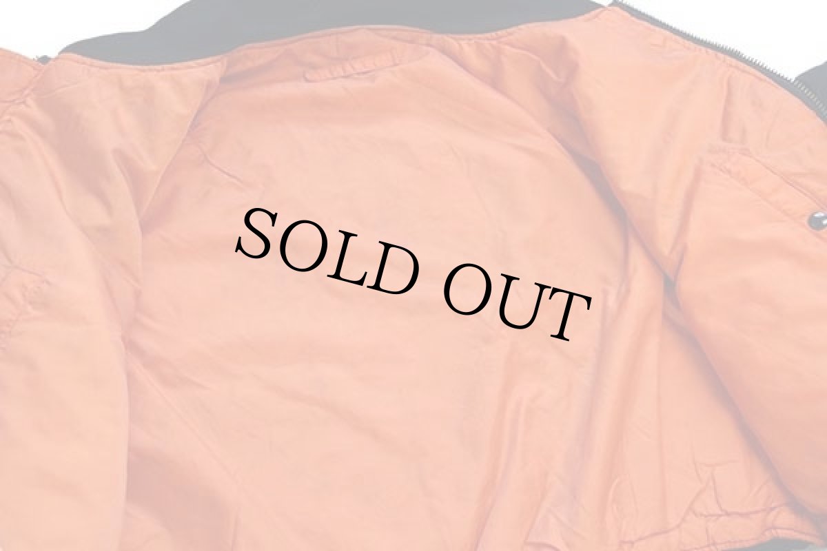 画像5: 90s USA製 ALPHAアルファ MA-1 フライトジャケット 黒 XL (5)