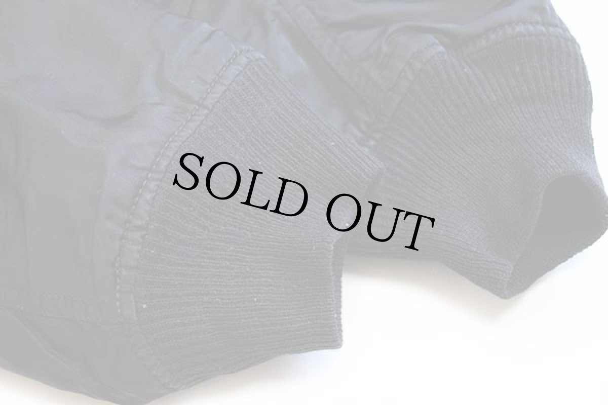 画像8: 90s USA製 ALPHAアルファ MA-1 フライトジャケット 黒 XL (8)