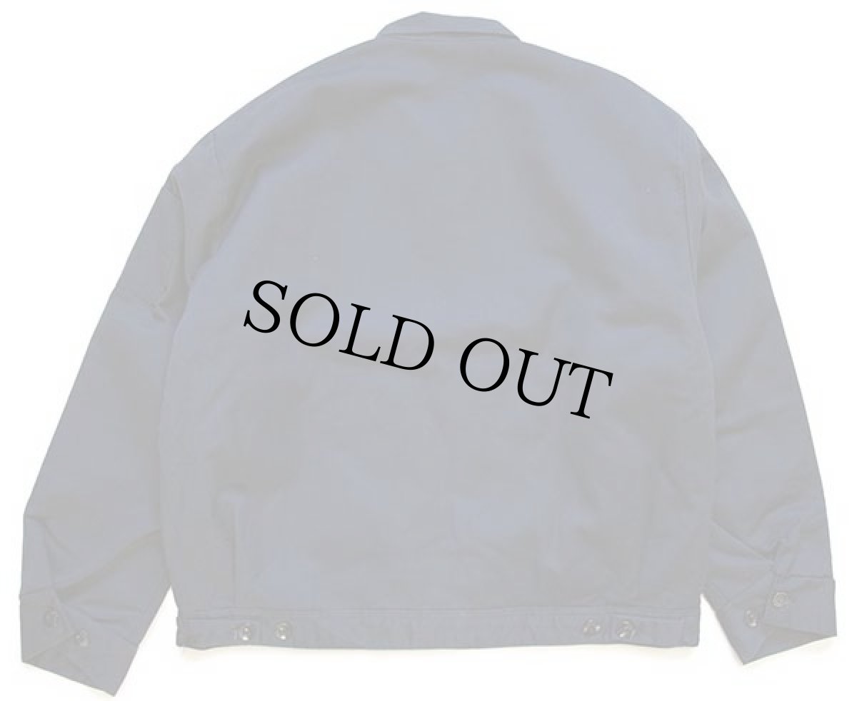 画像2: 80s USA製 WorkWear パッチ付き キルティングライナー ワークジャケット 紺 L-R (2)