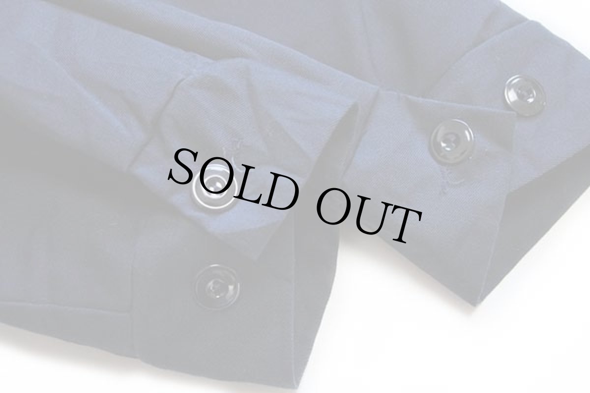 画像7: 80s USA製 WorkWear パッチ付き キルティングライナー ワークジャケット 紺 L-R (7)