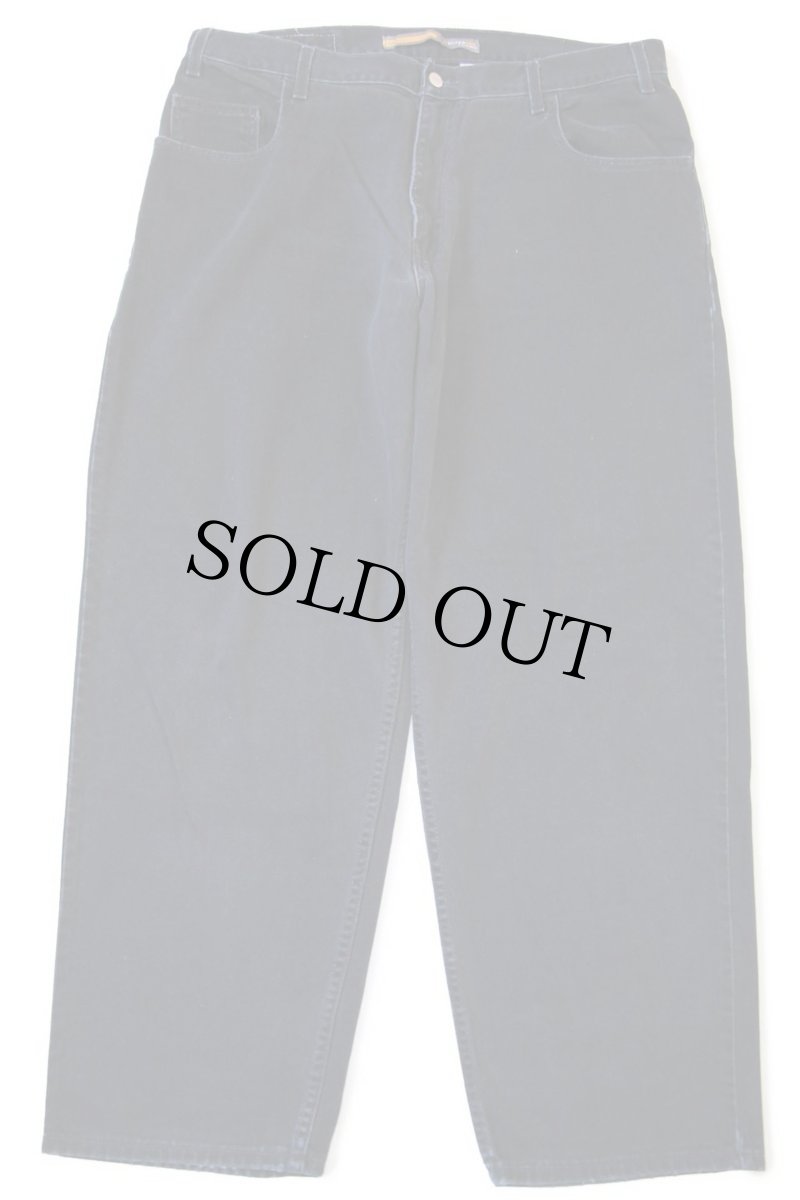 画像2: 00s Levi'sリーバイス SILVERTABシルバータブ BAGGY FIT ブラック デニムパンツ w38 L32 (2)