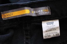 画像6: 00s Levi'sリーバイス SILVERTABシルバータブ BAGGY FIT ブラック デニムパンツ w38 L32 (6)