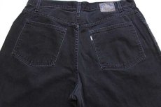 画像5: 00s Levi'sリーバイス SILVERTABシルバータブ BAGGY FIT ブラック デニムパンツ w38 L32 (5)